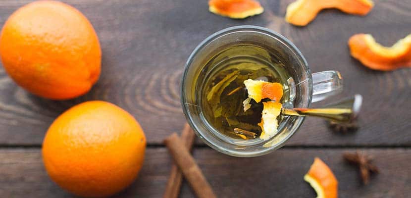 Propiedades del té de cáscara de naranja agria