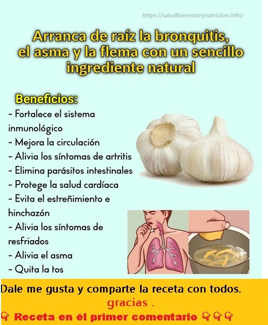 Arranca De Raíz La Bronquitis, El Asma y La Flema con un sencillo ingrediente natural